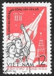 Stamps Vietnam -  Conquista espacial