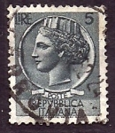 Stamps Italy -  Lucia de Siracusa
