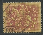 Stamps Portugal -  Caballero Mediebal