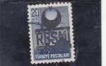 Stamps Turkey -  presidente Ismet Inönü