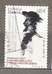 Stamps Spain -  Cervantes (862)