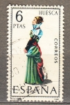 Stamps Spain -  Traje Huesca (933)
