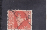 Stamps India -  MAPA DE LA INDIA