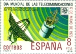 Stamps : Europe : Spain :  DIA MUNDIAL DE LAS TELECOMUNICACIONES