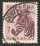 Stamps South Africa -  Mountain Zebra
