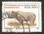 Stamps South Africa -  Black Rhinoceros