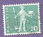 Stamps Switzerland -  INTERCAMBIO