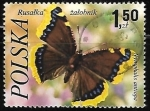 Stamps Poland -  Mariposa