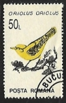 Stamps Romania -  Oriolus oriolus