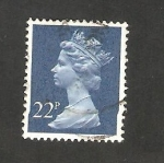 Stamps United Kingdom -  970 - Elizabeth II