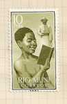 Stamps Spain -  Rio Muni, Niño imdígena