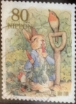Stamps Japan -  Scott#3317h Intercambio 0,90 usd  80 y. 2011