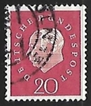 Stamps Germany -  Prof. Dr. Theodor Heuss