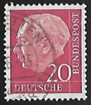 Stamps Germany -  Prof. Dr. Theodor Heuss