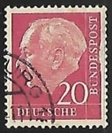 Stamps Germany -  Prof. Dr. Theodor Heuss