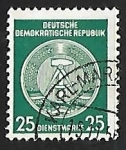 Stamps Germany -  Official Stamps for Administration Post B
