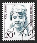 Stamps Germany -  Cilly Aussem (1909-1963) tenista