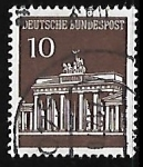 Stamps Germany -  Puerta de Brandenburg  - Berlin