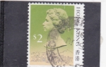 Stamps Hong Kong -  reina Isabel II