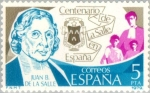 Stamps : Europe : Spain :  I CENTENARIO DE LA SALLE