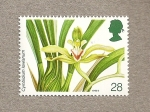 Stamps United Kingdom -  Orquideas