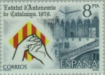 Stamps : Europe : Spain :  ESTATUTO DE AUTONOMÍA CATALUÑA