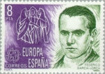 Stamps : Europe : Spain :  EUROPA-1979 PERSONAJES Federico García Lorca