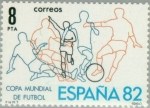 Stamps : Europe : Spain :  CAMPEONATO MUNDIAL DE FUTBOL ESPAÑA-82