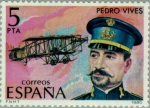 Stamps Spain -  PIONEROS AVIACIÓN ESPAÑOLA Pedro Vives