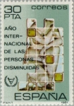 Stamps : Europe : Spain :  AÑO INTERNACIONAL DE LAS PERSONAS DISMINUIDAS