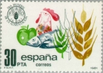 Stamps Spain -  DIA MUNDIAL DE LA ALIMENTACION