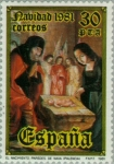 Stamps Spain -  NAVIDAD - 1981 El Nacimiento Paredes de Nava (Palencia)