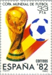 Stamps : Europe : Spain :  CAMPEONATO MUNDIAL DE FUTBOL ESPAÑA-82