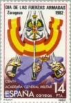 Stamps : Europe : Spain :  DIA DE LAS FUERZAS ARMADAS Centº Academia General Militar