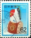 Stamps Japan -  Scott#2151 Intercambio 0,35 usd 62 y. 1992