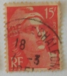 Stamps France -  Marianne de Gandon