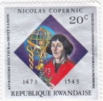 Stamps Rwanda -  Nicolás Copernic- Astronomo