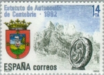 Stamps : Europe : Spain :  ESTATUTO DE AUTONOMÍA CANTABRIA