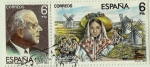 Stamps : Europe : Spain :  MAESTROS DE LA ZARZUELA Jacinto Guerrero-La rosa del azafrán