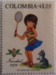 Stamps Colombia -  Feliz Navidad 1974