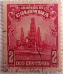 Stamps : America : Colombia :  Petroleras