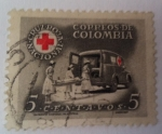 Stamps : America : Colombia :  Cruz Roja Nacional