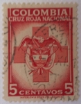 Stamps : America : Colombia :  Cruz Roja Nacional 
