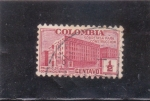 Stamps Colombia -  palacio de comunicaciones
