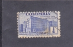 Stamps Colombia -  palacio de comunicaciones