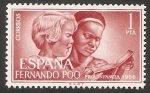 Stamps Equatorial Guinea -  Fernando Poo - 249 - Educación conjunta de blancos y negros