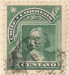 Stamps Chile -  Colon peso bronce