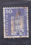 Stamps Switzerland -  castillo de <basel