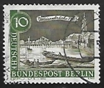 Stamps Germany -  Playa con barcos
