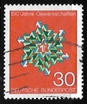 Stamps Germany -  100 años los sindicatos en Alemania